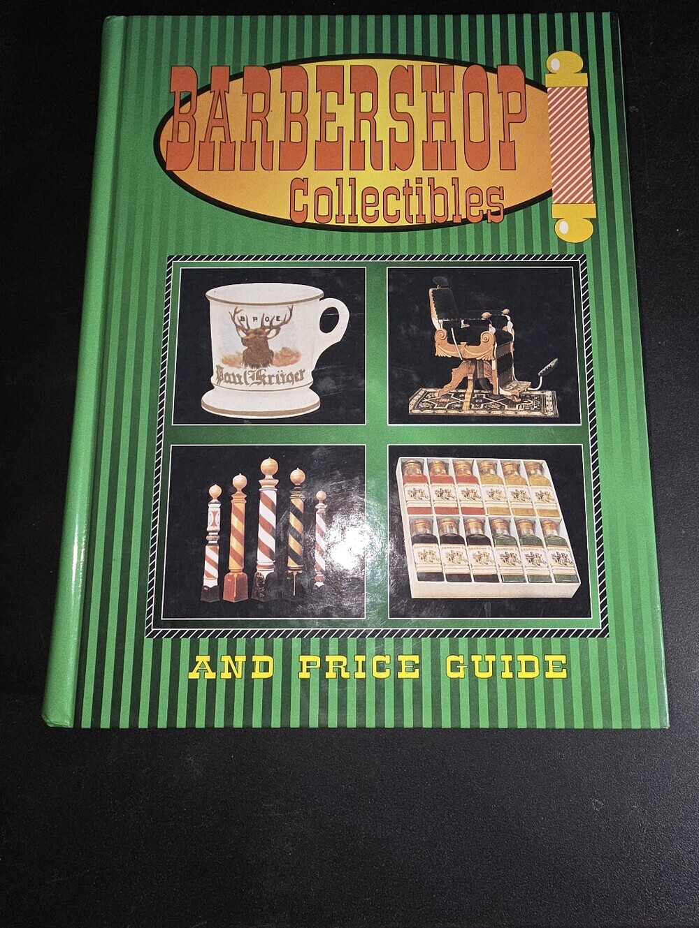 💈Barbershop Collectibles And Price Guide Book Hardcover